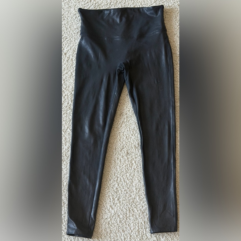 SPANX Faux Leather Leggings